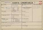 KC - Karta cmentarza, skan nr 1