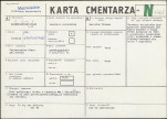 KC - Karta cmentarza, skan nr 1