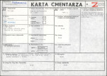 KC - Karta cmentarza, skan nr 1