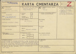 KC - Karta cmentarza, skan nr 1
