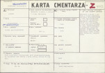 KC - Karta cmentarza, skan nr 1