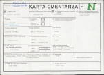 KC - Karta cmentarza, skan nr 1