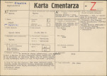 KC - Karta cmentarza, skan nr 1