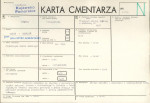 KC - Karta cmentarza, skan nr 1