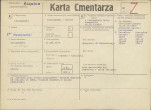 KC - Karta cmentarza, skan nr 1