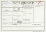 KC - Karta cmentarza, skan nr 1