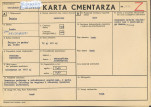 KC - Karta cmentarza, skan nr 1