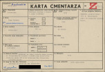 KC - Karta cmentarza, skan nr 1