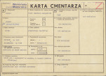 KC - Karta cmentarza, skan nr 1