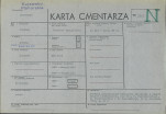 KC - Karta cmentarza, skan nr 1