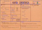 KC - Karta cmentarza, skan nr 1