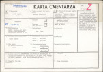 KC - Karta cmentarza, skan nr 1