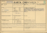 KC - Karta cmentarza, skan nr 1
