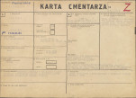 KC - Karta cmentarza, skan nr 1