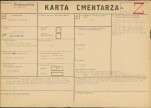 KC - Karta cmentarza, skan nr 1