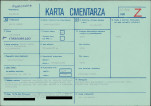 KC - Karta cmentarza, skan nr 1