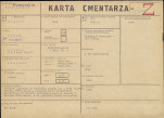 KC - Karta cmentarza, skan nr 1