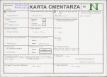 KC - Karta cmentarza, skan nr 1