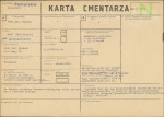 KC - Karta cmentarza, skan nr 1