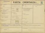 KC - Karta cmentarza, skan nr 1