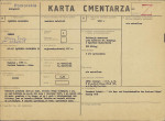 KC - Karta cmentarza, skan nr 1