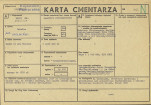 KC - Karta cmentarza, skan nr 1
