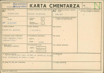 KC - Karta cmentarza, skan nr 1