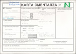 KC - Karta cmentarza, skan nr 1