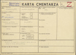 KC - Karta cmentarza, skan nr 1