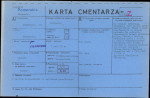 KC - Karta cmentarza, skan nr 1