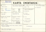 KC - Karta cmentarza, skan nr 1