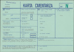 KC - Karta cmentarza, skan nr 1