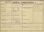 KC - Karta cmentarza, skan nr 1