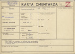 KC - Karta cmentarza, skan nr 1
