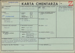 KC - Karta cmentarza, skan nr 1