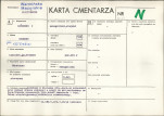 KC - Karta cmentarza, skan nr 1