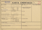 KC - Karta cmentarza, skan nr 1