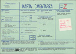 KC - Karta cmentarza, skan nr 1