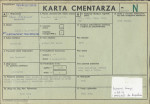 KC - Karta cmentarza, skan nr 1