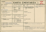 KC - Karta cmentarza, skan nr 1