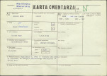 KC - Karta cmentarza, skan nr 1