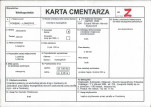 KC - Karta cmentarza, skan nr 1