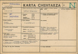 KC - Karta cmentarza, skan nr 1