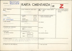 KC - Karta cmentarza, skan nr 1