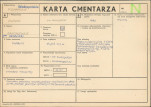 KC - Karta cmentarza, skan nr 1