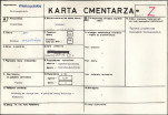 KC - Karta cmentarza, skan nr 1