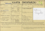 KC - Karta cmentarza, skan nr 1