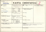 KC - Karta cmentarza, skan nr 1