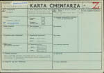 KC - Karta cmentarza, skan nr 1