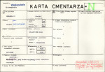 KC - Karta cmentarza, skan nr 1